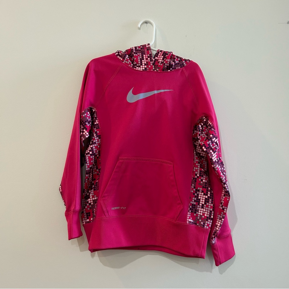 Nike pink sweatshirt. Size youth medium.